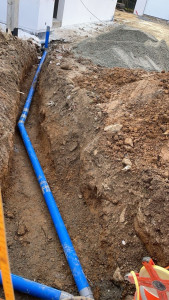 Photo de galerie - Pose de canalisation 