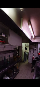 Photo de galerie - Entretien et nettoyage complet de la cuisine d’un bar-restaurant.