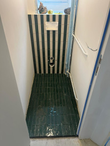 Photo de galerie - Pose de carrelage
