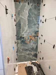 Photo de galerie - Salle de bain en cours de réalisation 