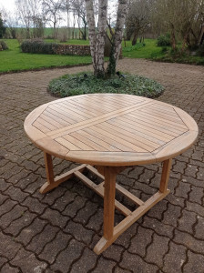 Photo de galerie - Rénovation de table jardin en bois 