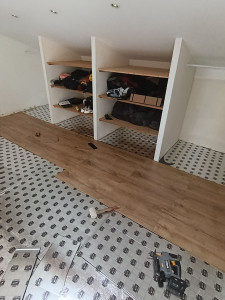Photo de galerie - Pose de parquet - Revêtement de sol