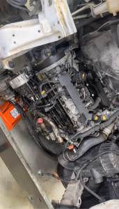 Photo de galerie - Kit distribution, bougies, joint collecteur d’admission, changement reniflard, nettoyage egr FIAT DUCATO (fpt) 