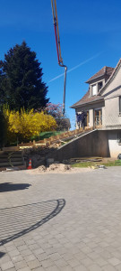 Photo de galerie - Coffrage de escalier pour poser grès de 
