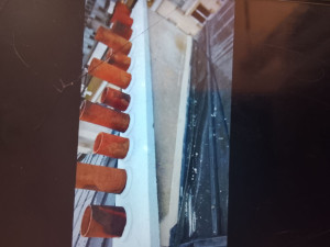 Photo de galerie - Réparation des fissures soulin et mitron et peinture même les chapeaux des mitron 