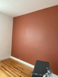 Photo de galerie - Peinture papiers peints toiles de verre revêtements de sol finition intérieur 