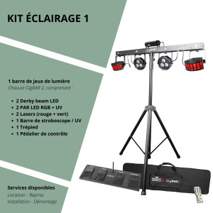 Photo de galerie - Plusieurs kits d'éclairage disponibles