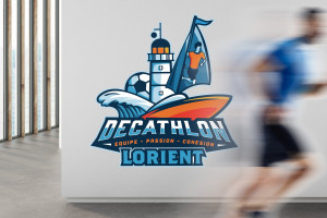Photo de galerie - Création de logo pour Decathlon Lorient