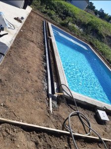 Photo de galerie - Pose de piscine 