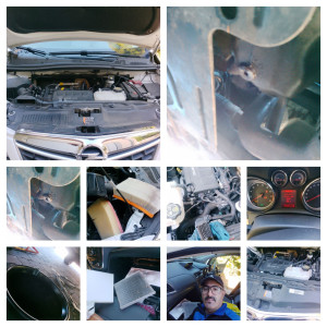 Photo de galerie - Entretien automobile à domicile ou sur place, vidange moteur, remplacement filtre (huile, Air, habitacle) freinage et contrôle général, diagnostic et entretien courant, travail soigné sous et professionnelle. 


