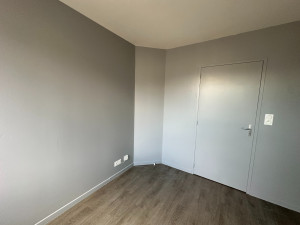 Photo de galerie - 2 couches de peinture, murs, porte, plinthes