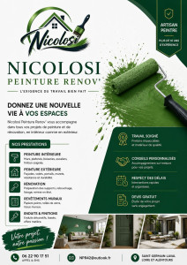 Photo de galerie - Graphisme - Création flyer - plaquette 
