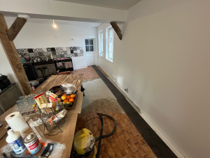 Photo de galerie - Pose de parquet - Revêtement de sol