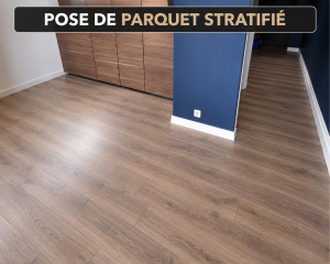 Photo de galerie - Pose de parquet - Revêtement de sol