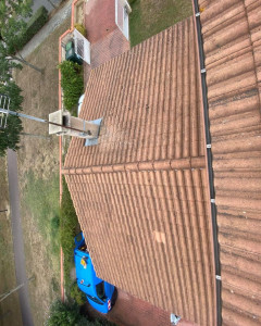 Photo de galerie - Nettoyage toiture 