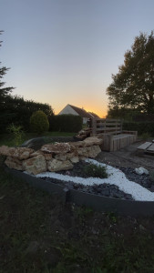 Photo de galerie - Petit coin détente avec bassin 