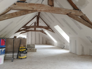 Photo de galerie - Rénovation complète d'un comble aménagé.