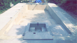 Photo de galerie - Creation du jacuzzi 