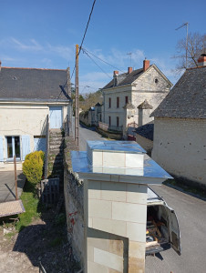 Photo de galerie - Dessus de pilier en zinc 