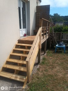 Photo de galerie - Restauration terrasse et nouveau escalier
Après 
