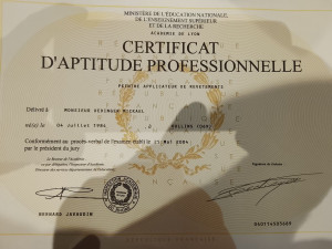 Photo de galerie - Certification professionnelle peintre applicateur de revêtement.