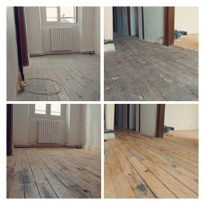 Photo de galerie - Restauration parquet chêne 