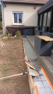 Photo de galerie - Coffrage et béton
