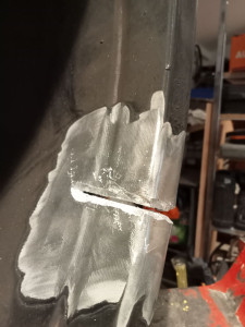 Photo de galerie - Ouverture de la fissure pour une meilleure pénétration 