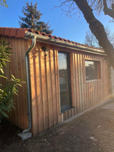 Photo de galerie - Extension en ossature bois