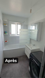 Photo de galerie - Rénovation salle de bain fais par slplomberie 