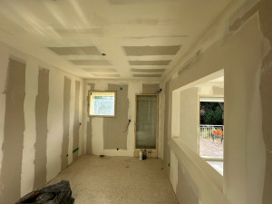 Photo de galerie - Realisation bandes a joints en 3 passes