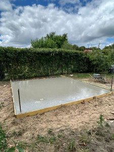 Photo de galerie - Coulage de dalle bètone