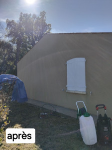 Photo de galerie - Traitement et décapage d'une façade terminée. Après