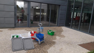 Photo de galerie - Préparation - nettoyage de salle