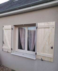 Photo de galerie - Fabrication plus pose de volets battant