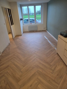 Photo de galerie - Pose de parquet - Revêtement de sol