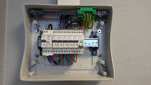 Photo de galerie - Remplacement de coffret électrique.