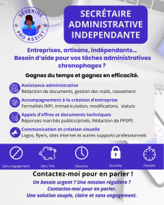 Photo de galerie - Assistante administrative - Services aux professionnels et aux particuliers