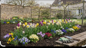 Photo de galerie - Un bon jardin avec de très belles fleurs planter
