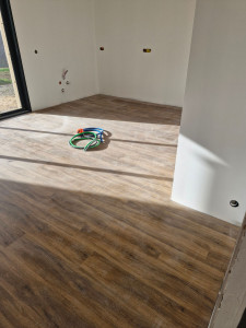 Photo de galerie - Pose de parquet dans une maison neuve