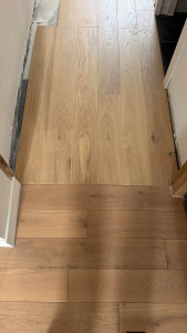 Photo de galerie - Pose de parquet - Revêtement de sol
