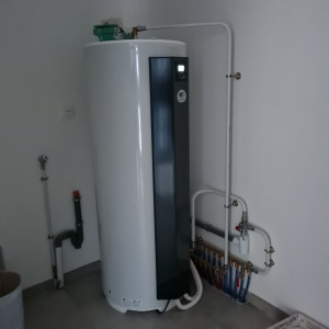 Photo de galerie - Pose d un ballon thermodynamique split Système 