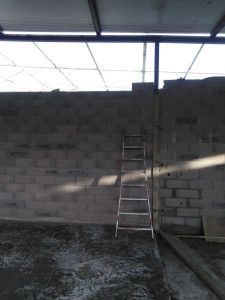 Photo de galerie - Mur de séparation angard 7,50 m de hauteur.