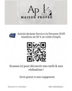 Photo de galerie - AP MAISON PROPRE