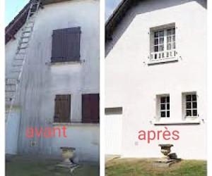 Photo de galerie - Peinture façade Avent de maison 