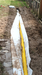 Photo de galerie - Réfection d'un drainage de 20 mètres et raccordement à un ruisseau.