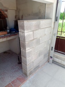 Photo de galerie - Construction mur en parpaing 