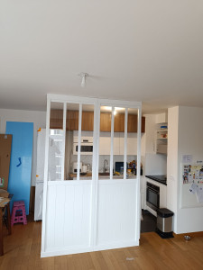 Photo de galerie - Montage cloison cuisine 