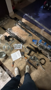 Photo de galerie - Montage d’une cage de musculation 