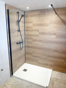 Photo de galerie - Pose receveur de douche ? et paroi de douche 